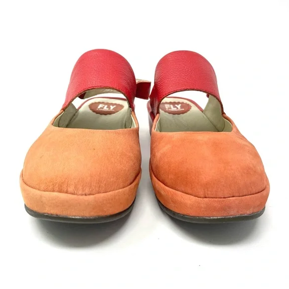 🍒🍊FLY London Vibrant Red & Orange Women’s Shoes – Style Meets Comfort🍊🍒 - Picture 6 of 9